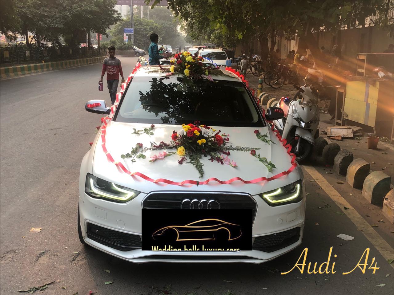 audi a4 car on rent for wedding 