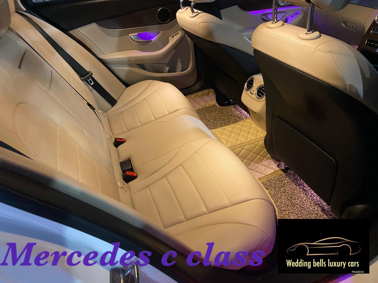 Mercedes car on rent for wedding
